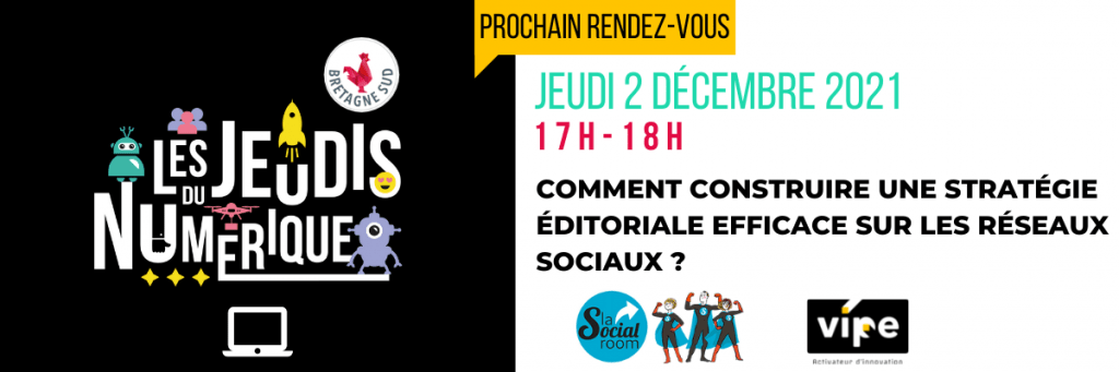 Jeudis Du Numerique Strategie Editoriale Reseaux Sociaux 2 Decembre 2021
