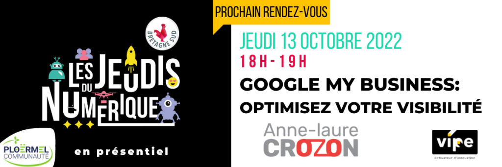 Jeudi Du Numerique 13 Octobre 2022 Google My Business Anne Laure Crozon