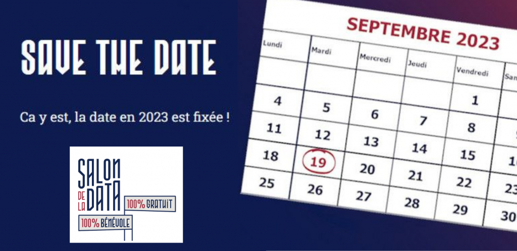 Save The Date Salon Data Nantes 19 Septembre 2023