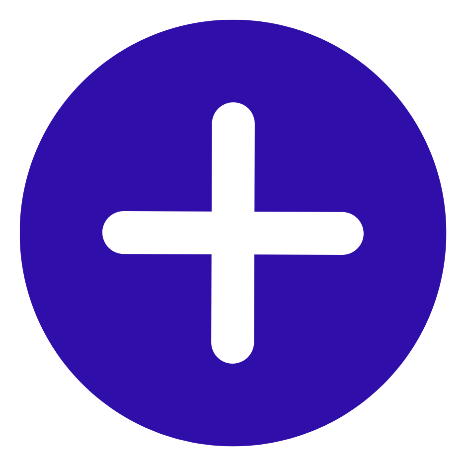 + Blanc Rond Indigo