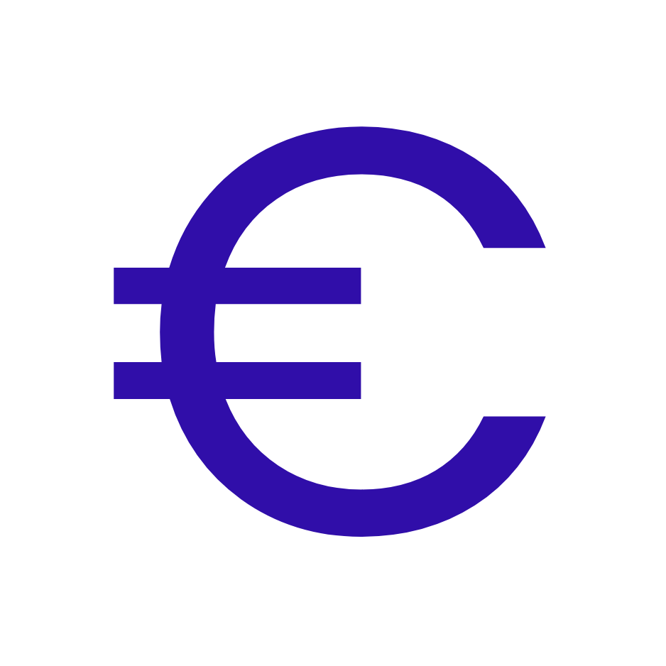 Picto Euro Indigo €