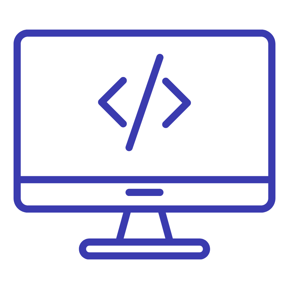 Picto Indigo Informatique Industrielle Ecran Ordi Code