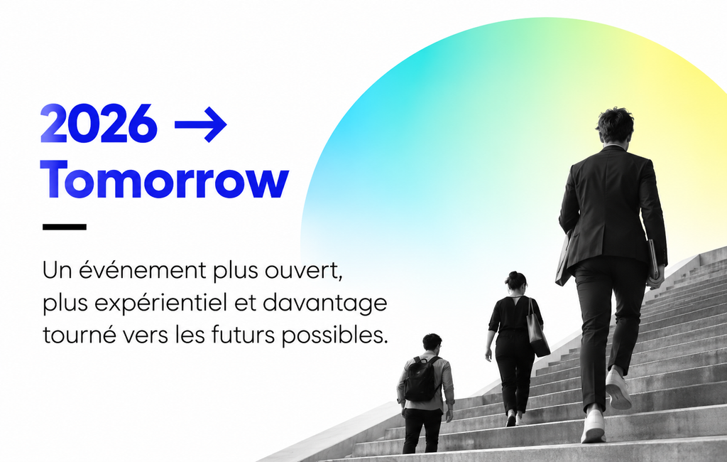 Escalier Tomorrow + Texte