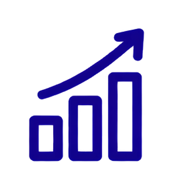 Picto Croissance Indigo