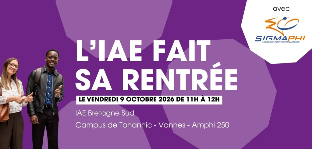Rentrée Iae 2026 Sigmaphi