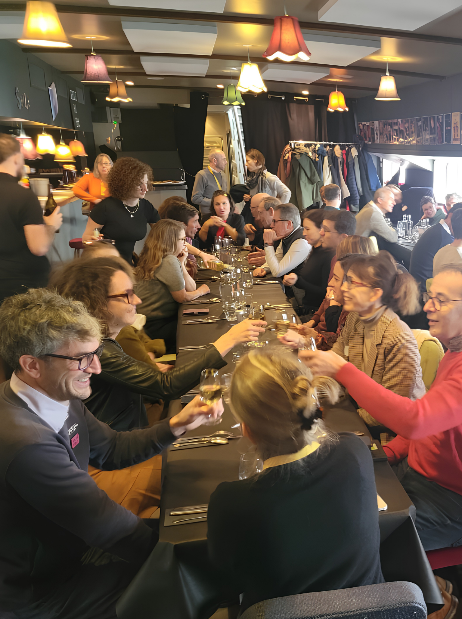 Repas Adherents Piano Barge